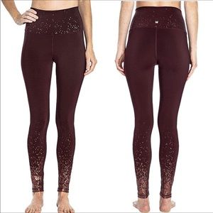 Z by Zobha Shine Rose Gold Ombre Speckle Leggings